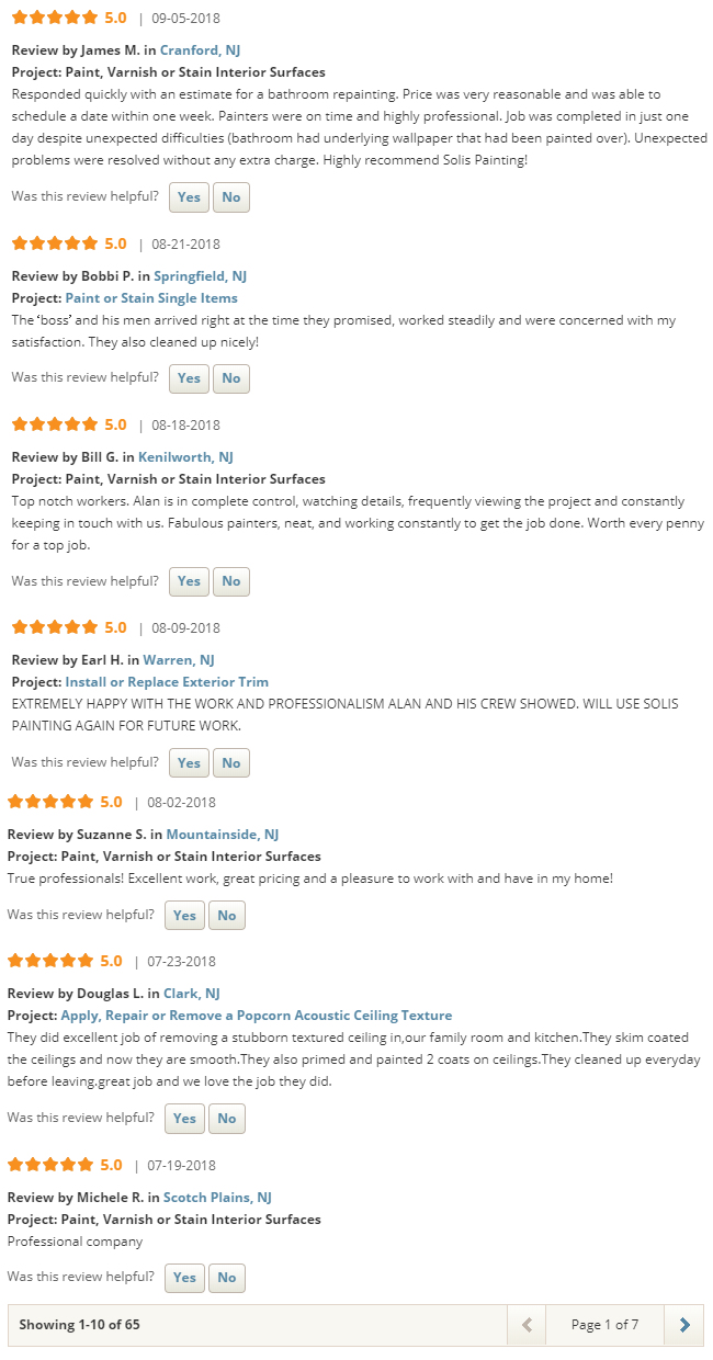 Home Advisor Painting Reviews